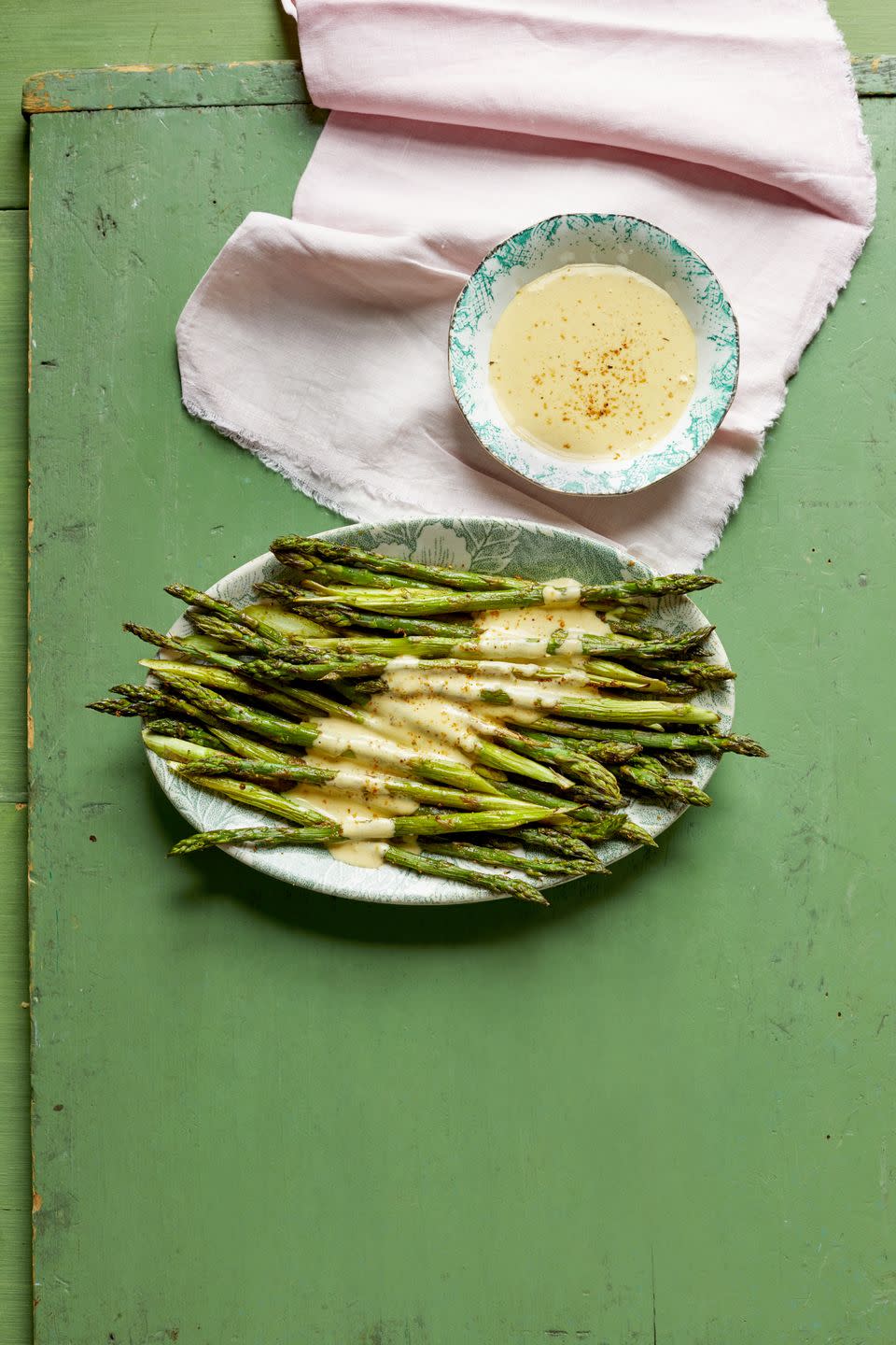 Roasted Asparagus with Cajun Hollandaise