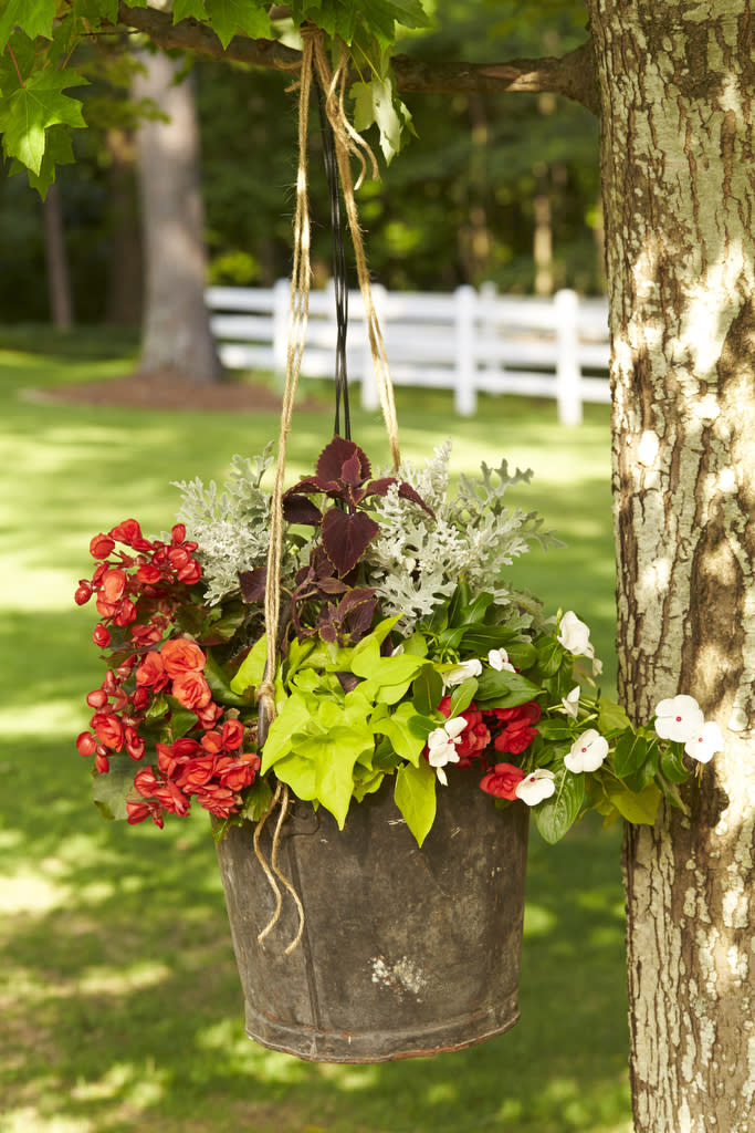 Rustic Hanging Container