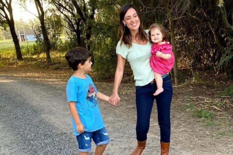 Laia junto a Martina Guzmán en el rodaje de El Marginal 4