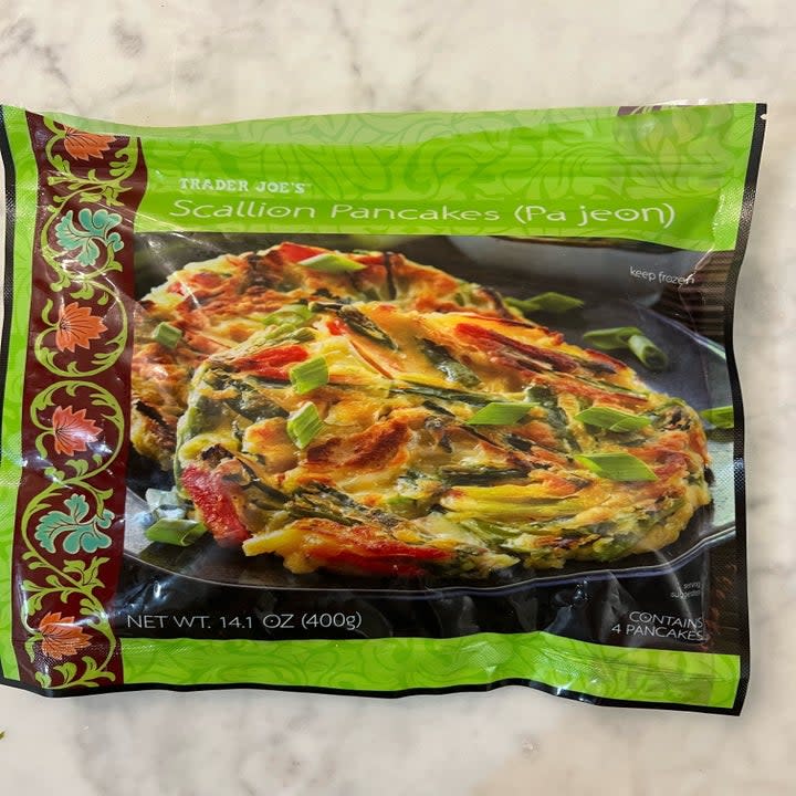 A bag of Pa Jeon (Scallion Pancakes).