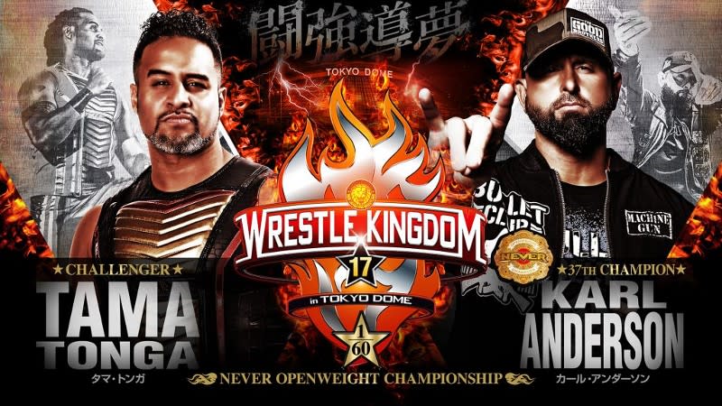 Karl Anderson vs. Tama Tonga Announced For NJPW Wrestle Kingdom 17, Full Card Confirmed