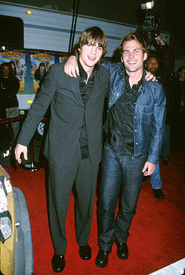 Ashton Kutcher and Seann William Scott at the Los Angeles premiere of 20th Century Fox's Dude, Where's My Car?