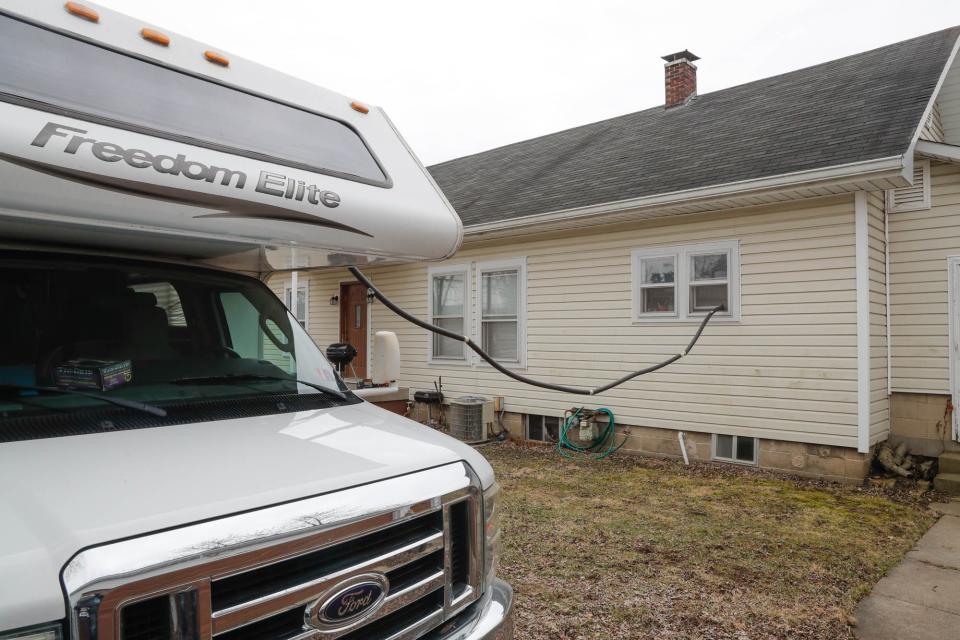 The Edison Wetlands Association and Groundswell Technologies, Inc. use their mobile lab to continuously monitor air samples for hazardous vapors from the soil at home in Franklin Indiana which is part of an at-risk water plume on Wednesday, Feb. 27, 2019. Nearly 60 children in Johnson County have been diagnosed with rare forms of blood and brain cancer in the last 10 years, and almost half are in Franklin. 