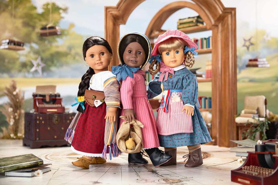 <p>American Girl</p> American Girl dolls (from left) Josefina Montoya, Addy Walker and Kirsten Larson.