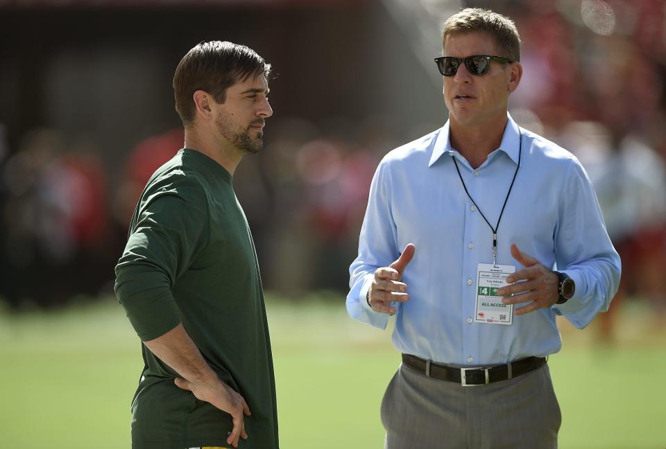 Troy Aikman Aaron Rodgers