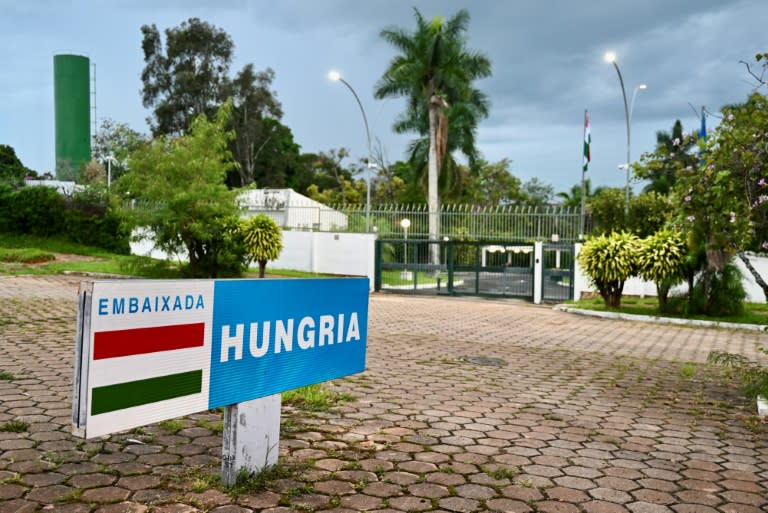 La embajada de Hungría en Brasilia, en una imagen del 25 de marzo de 2024 (Evaristo Sa)