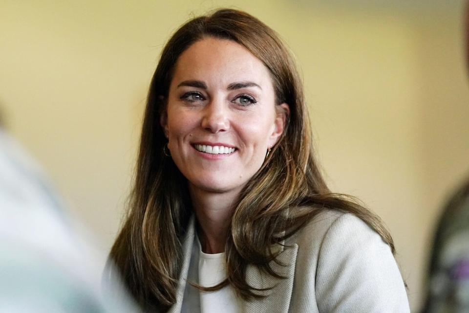 The Duchess of Cambridge during a visit to RAF Brize Norton