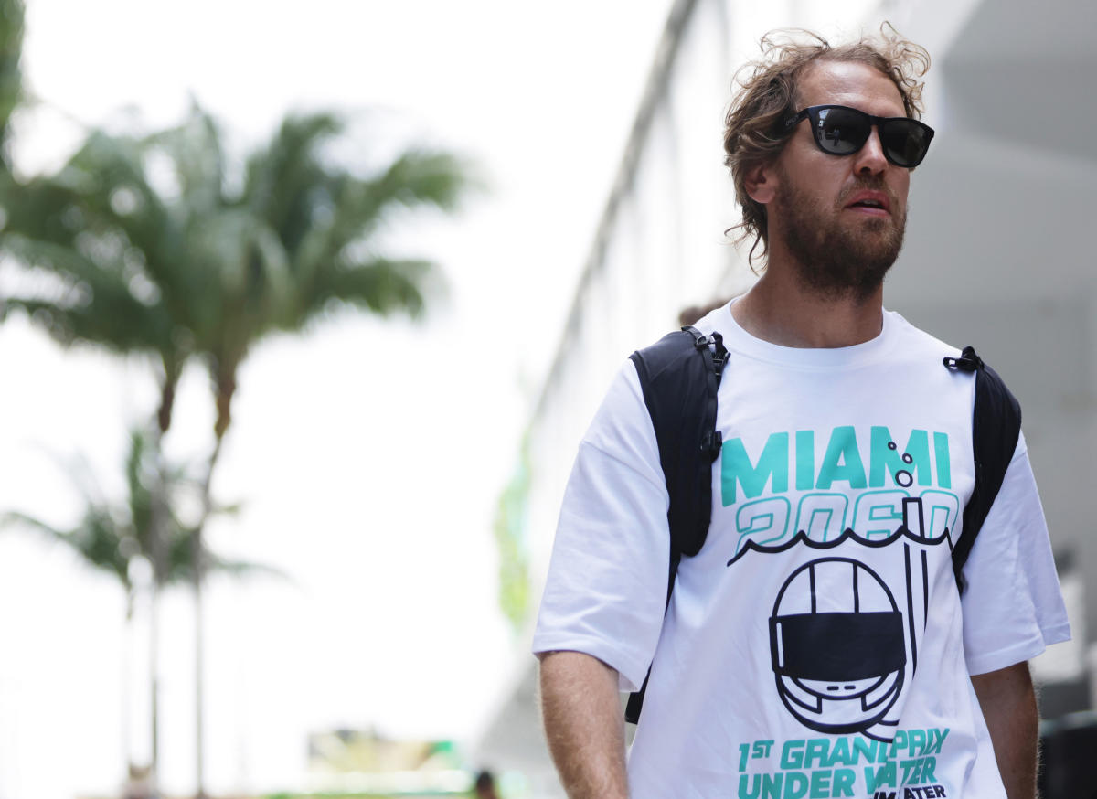 Sebastian Vettel llama la atención con su protesta política en Miami