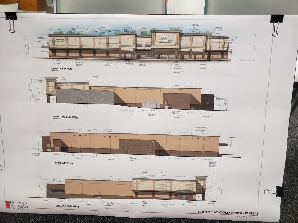 Freeman Morgan Architects designed a grocery store as part of the Cold Spring Pointe project in Campbell County.