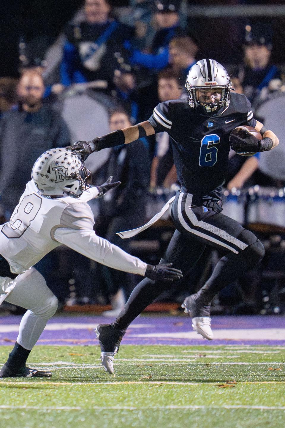 Preston Wolfe and Hilliard Bradley play Upper Arlington in the Division I, Region 3 final Friday at Historic Crew Stadium.