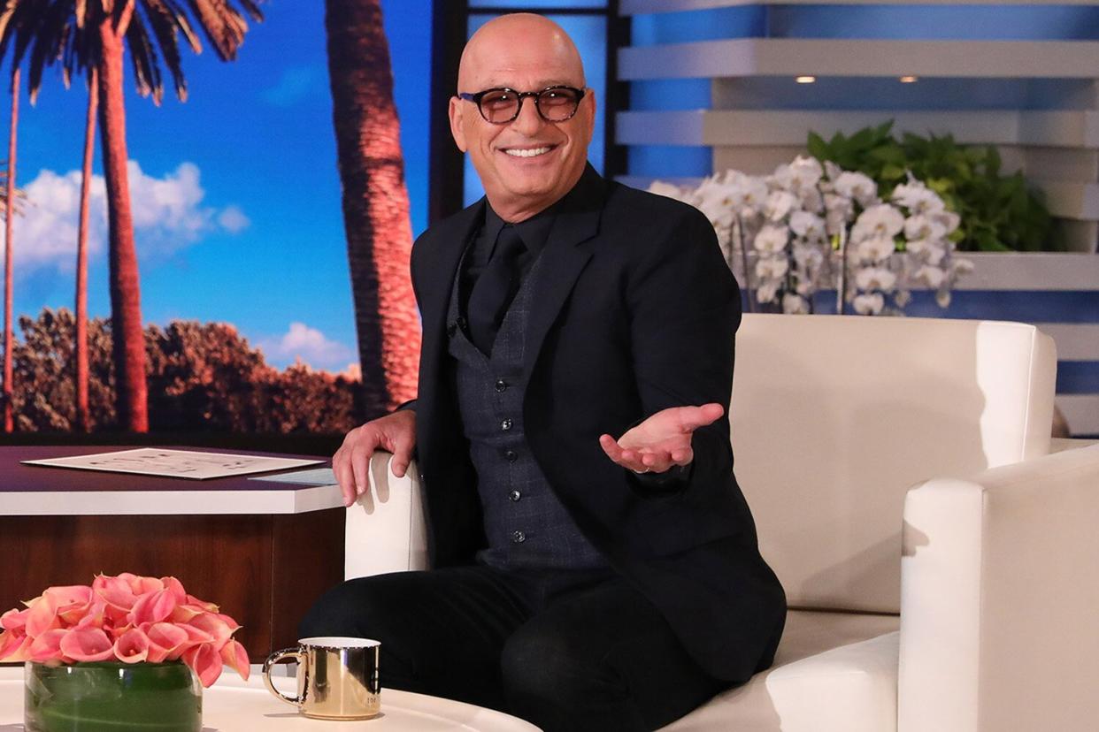 Howie Mandel is seen during a taping of "The Ellen DeGeneres Show"