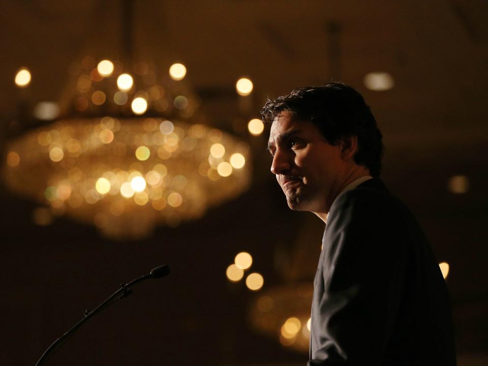 Justin Trudeau at the Royal York Hotel in Toronto, Canada on November 27, 2014.