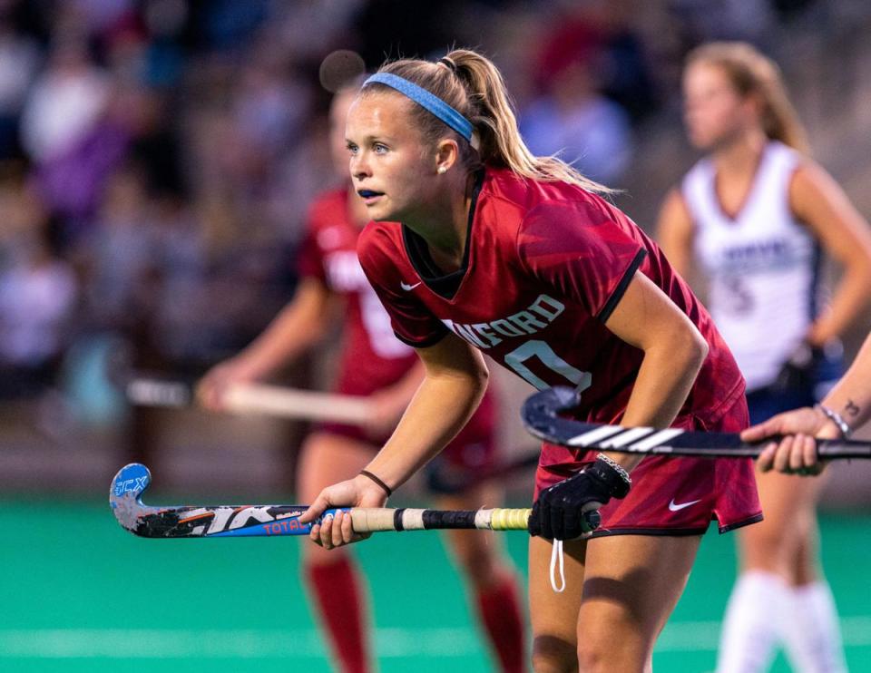 Field hockey star Corinne Zanolli scored the second-most goals in the NCAA in 2019 while playing for Stanford.