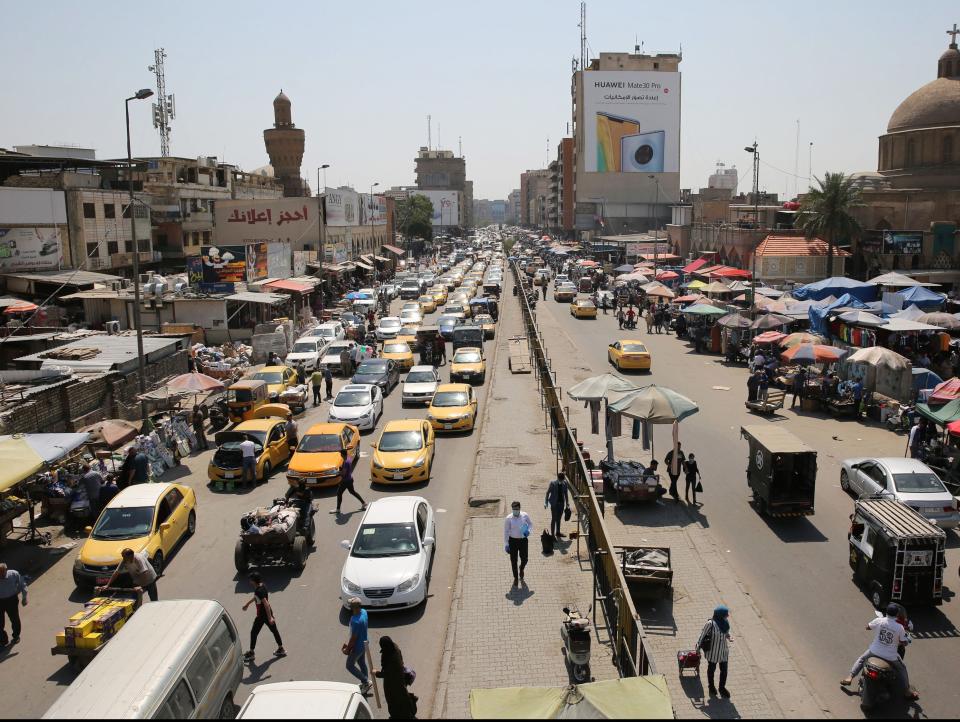 Baghdad has seen one of the largest spikes in domestic violence across Iraq (AFP via Getty Images)