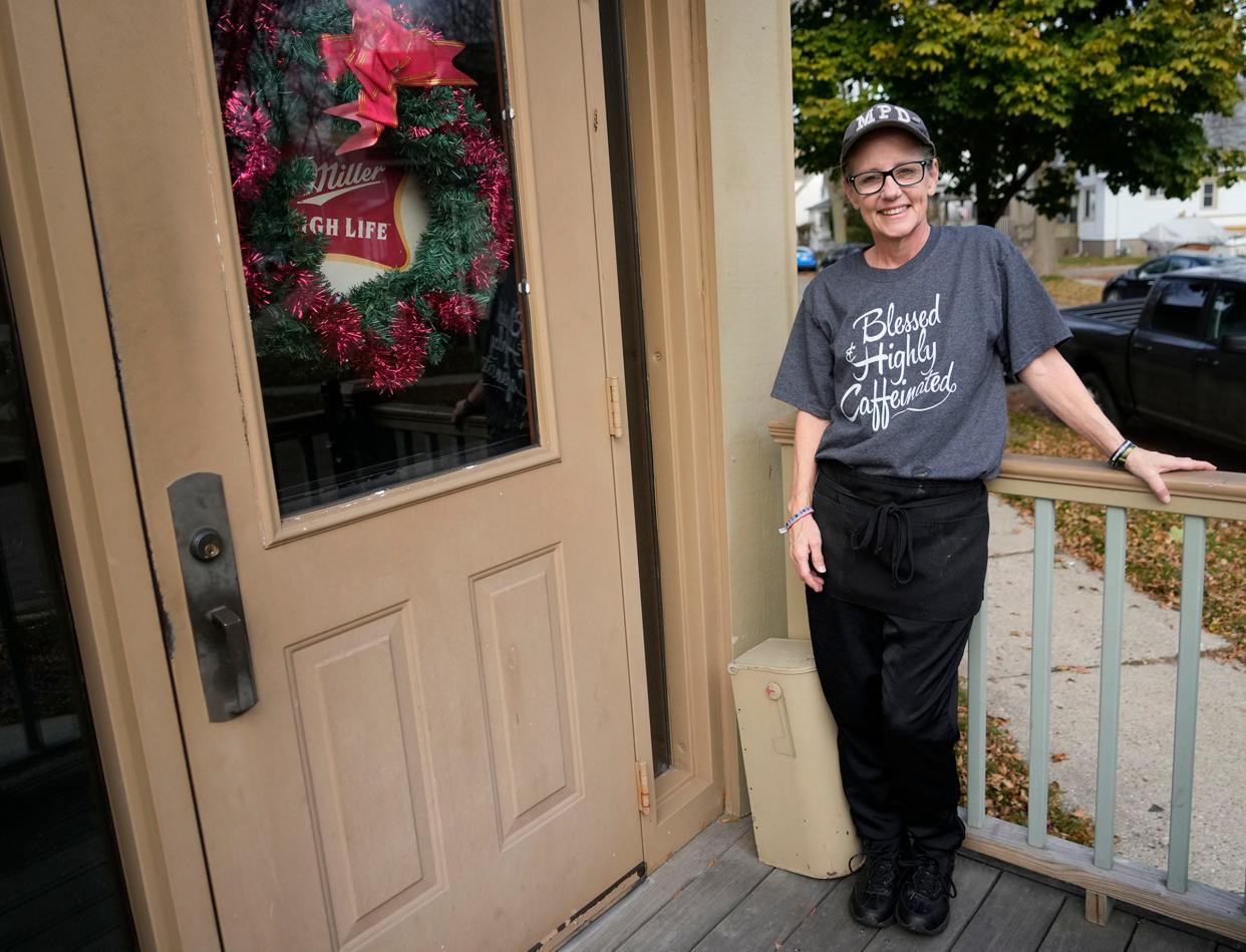 Valley Inn manager Barbara Orban stands outside the Piggsville restaurant.