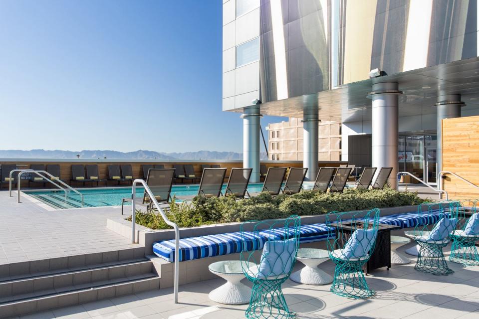 Lustre Rooftop Bar sits atop the Kimpton Hotel Palomar in Phoenix.