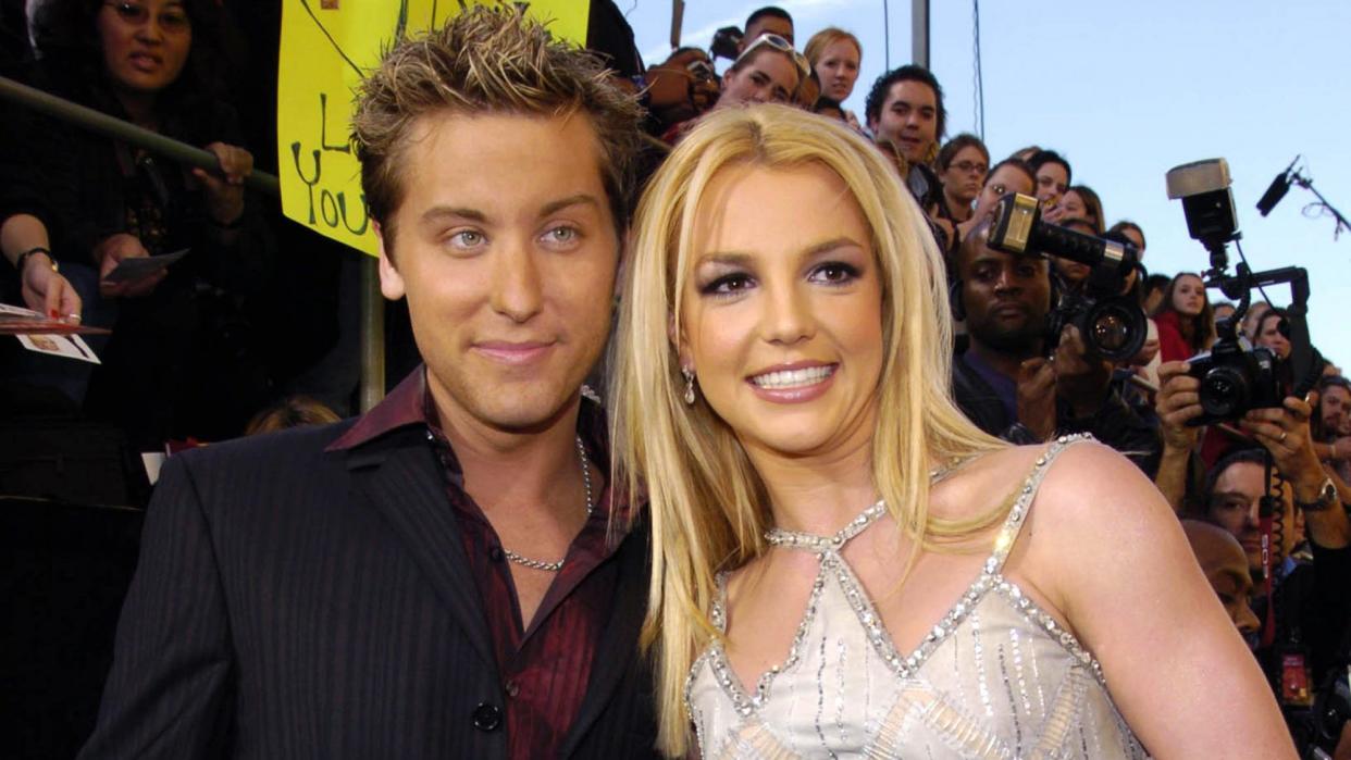 Lance Bass and Britney Spears