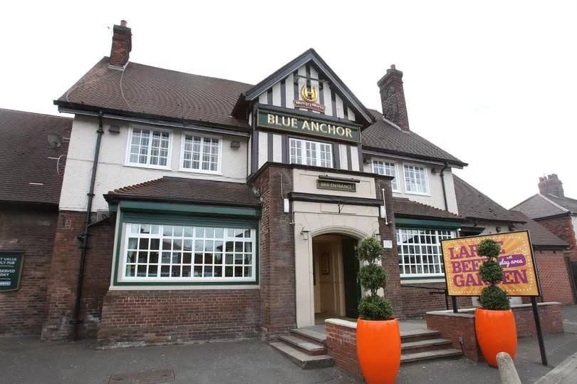 The Blue Anchor pub on School Lane in Aintree