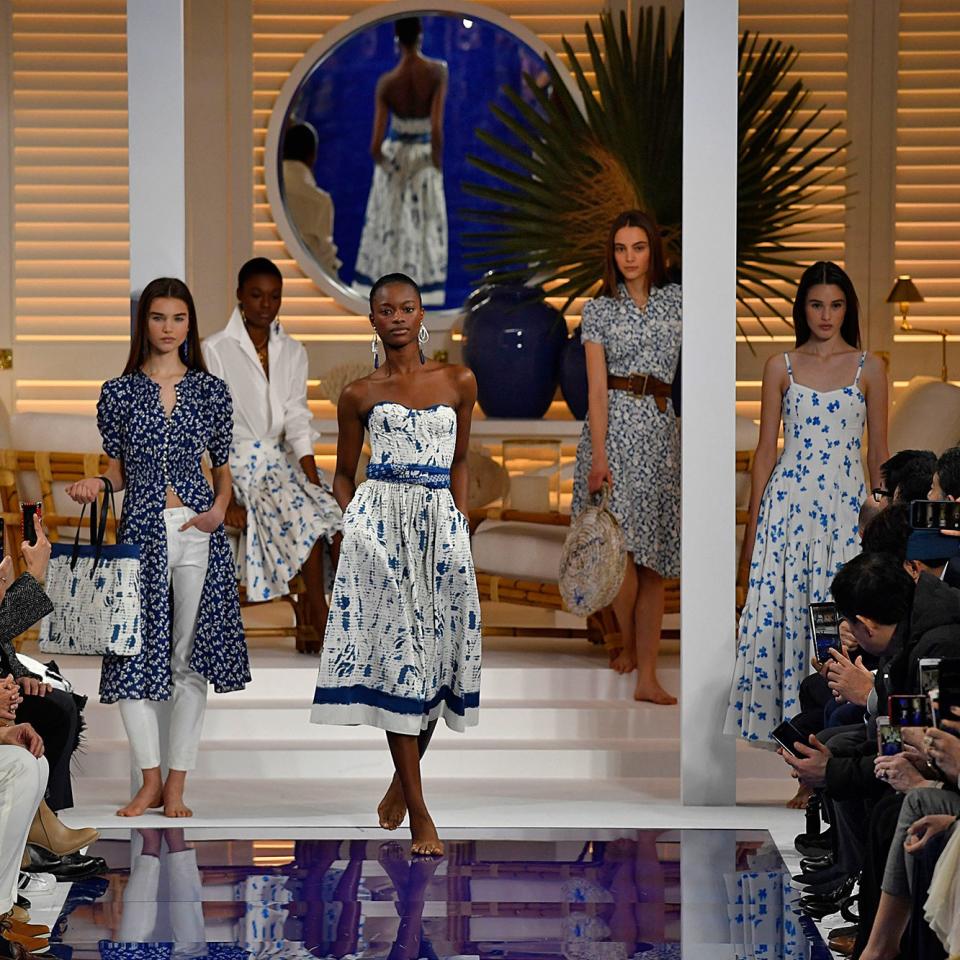 Ralph Lauren's latest runway show used the designer's tropical retreat in Round Hill, Jamaica, as set inspiration.