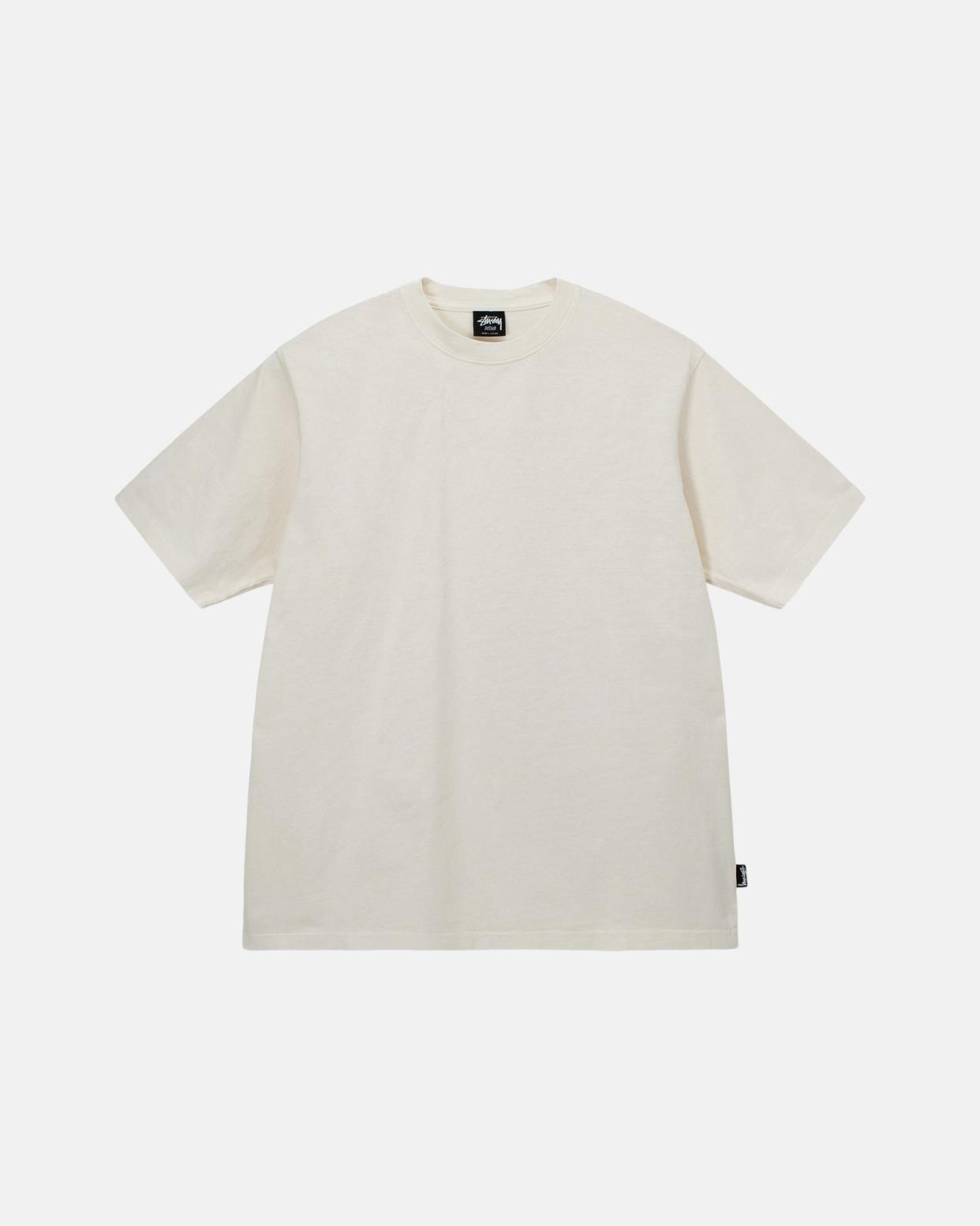 <p><a href="https://www.stussy.com/collections/tees/products/1140320-heavyweight-pigment-dyed-crew-natural" rel="nofollow noopener" target="_blank" data-ylk="slk:Shop Now;elm:context_link;itc:0;sec:content-canvas" class="link rapid-noclick-resp">Shop Now</a></p><p>Heavyweight Pigmented Dyed Crew</p><p>$55.00</p><p>stussy.com</p><span class="copyright">Stussy</span>