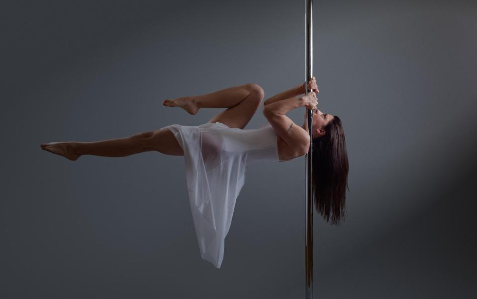 Nadya, who runs Iguana Pole Fitness, describes it as 'a physically challenging sport that keeps your mind focused and your body strong' - The Image Cella