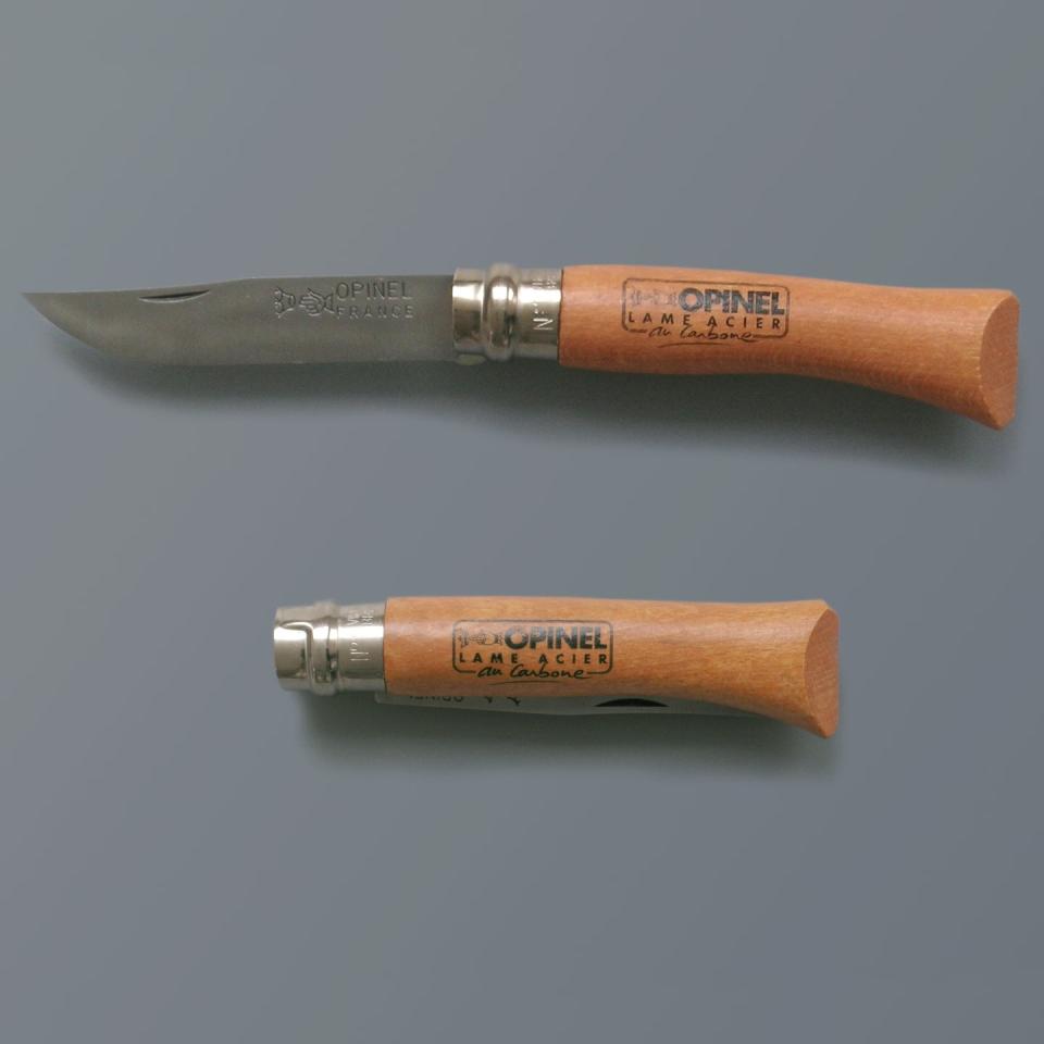 <p>How are you going to serve saucisson or comté without a handy knife? The clever, foldable design of this classic French example dates back to 1890, so it’s a design classic you can be proud to whip out for slicing and portioning. £14, <a href="https://www.labourandwait.co.uk/products/folding-knife" rel="nofollow noopener" target="_blank" data-ylk="slk:labourandwait.com;elm:context_link;itc:0;sec:content-canvas" class="link ">labourandwait.com </a></p>