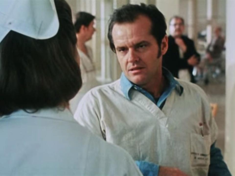 One Flew Over the Cuckoo's Nest Jack Nicholson 