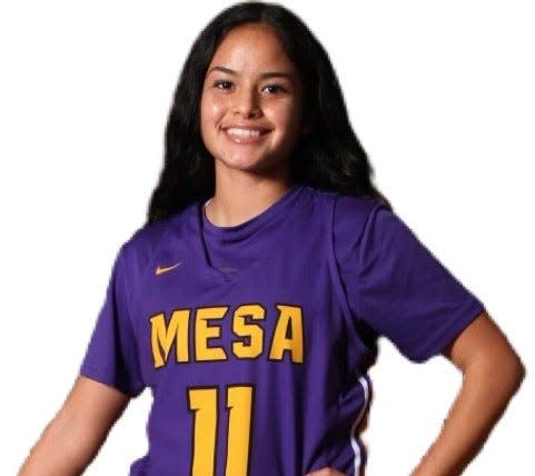 Mesa girls basketball guard Ashiian Hunter