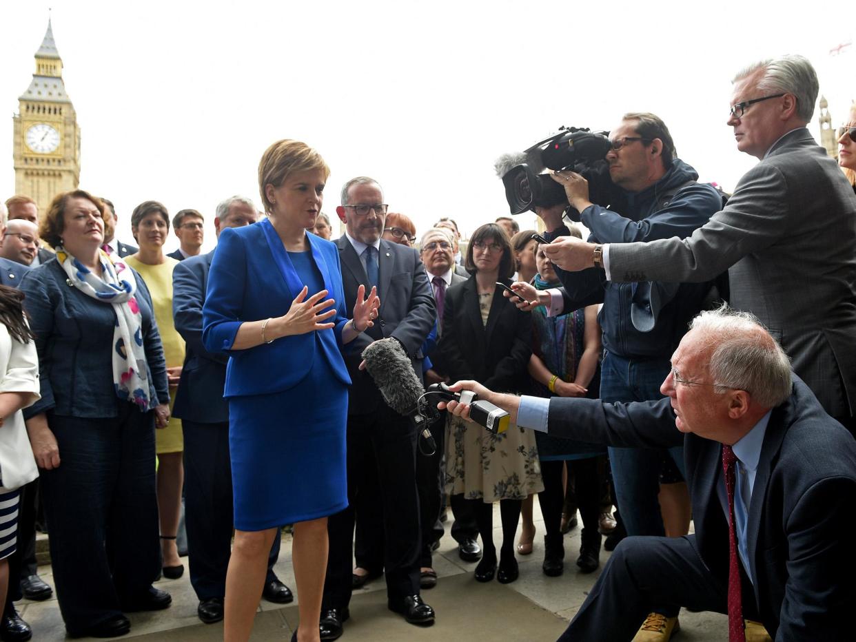 Does Nicola Sturgeon’s SNP represent the entirety of Scotland?: EPA