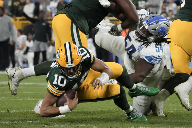 David Montgomery runs wild as Lions beat Packers 34-20 to take early  command of NFC North – KGET 17