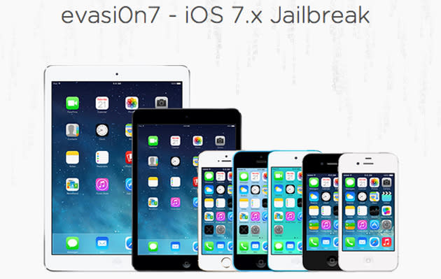 Evasi0n7 iOS 7 jailbreak