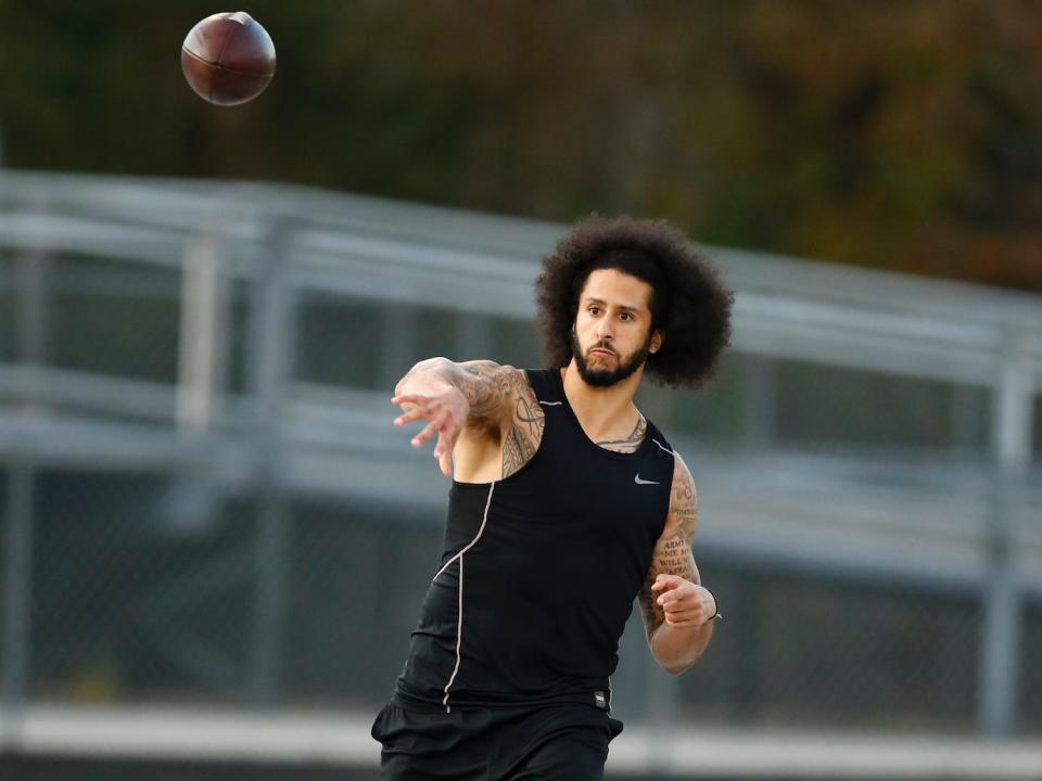 colin kaepernick workout 2