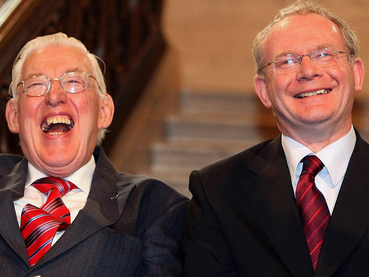 Northern Ireland's First Minister Ian Paisley and Deputy First Minister Martin McGuinness: Getty Images
