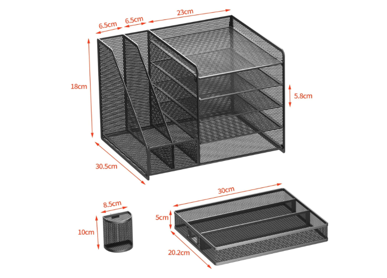 Maximale Ordnung auf minimalem Raum: der Schreibtisch-Organizer von Restorgan. (Bild: Amazon)