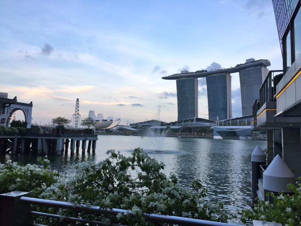 beautiful marina bay