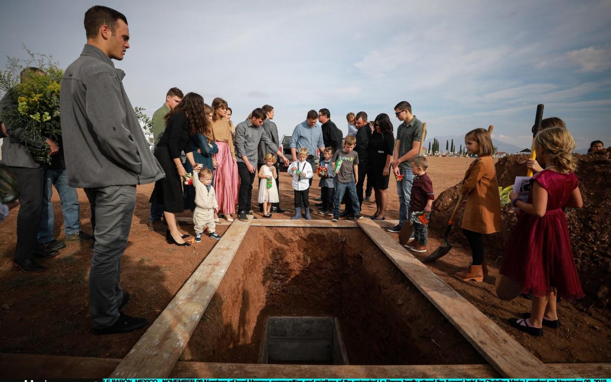 A funeral for one of the victims of the tragedy in Mexico - Getty Images South America