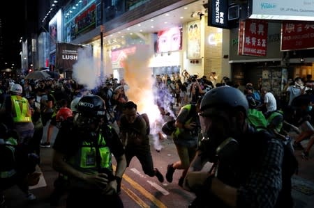 Anti-government demonstration in Hong Kong