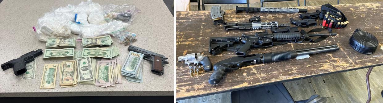 Multiple suspects were arrested and firearms seized in Victorville during “Operation Consequences” led by the San Bernardino County Sheriff’s Department.