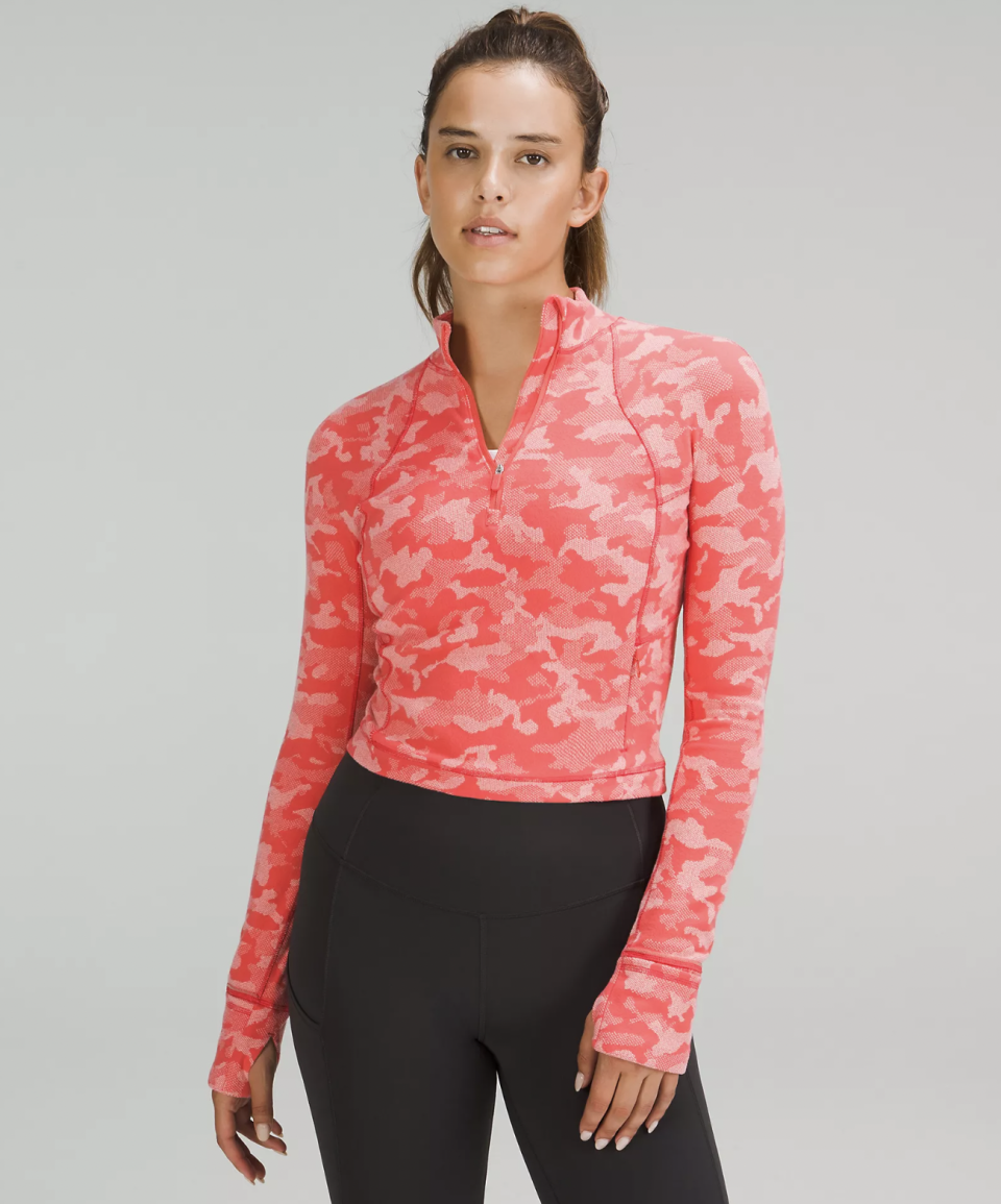 It's Rulu Run Cropped Half Zip (Photo via Lululemon)