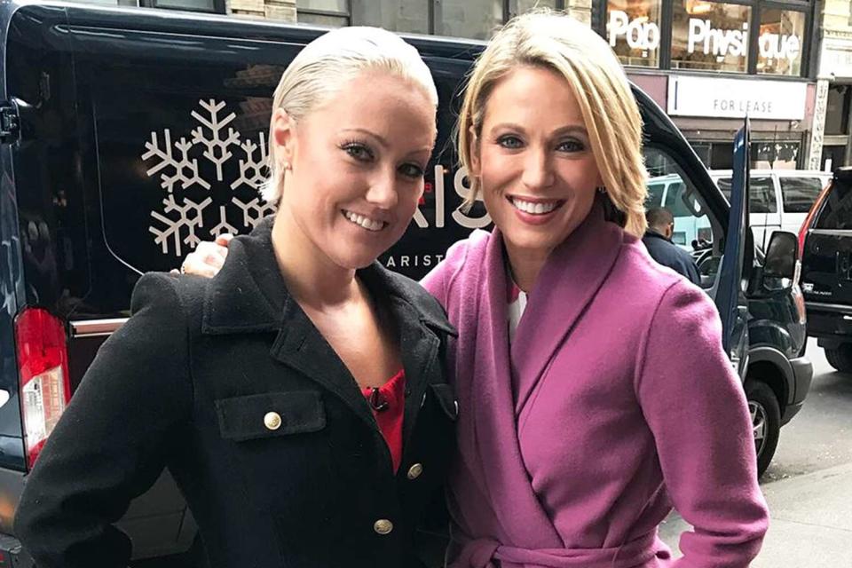 <p>Amy Robach/Instagram</p> Olivia Summer Hutcherson and Amy Robach