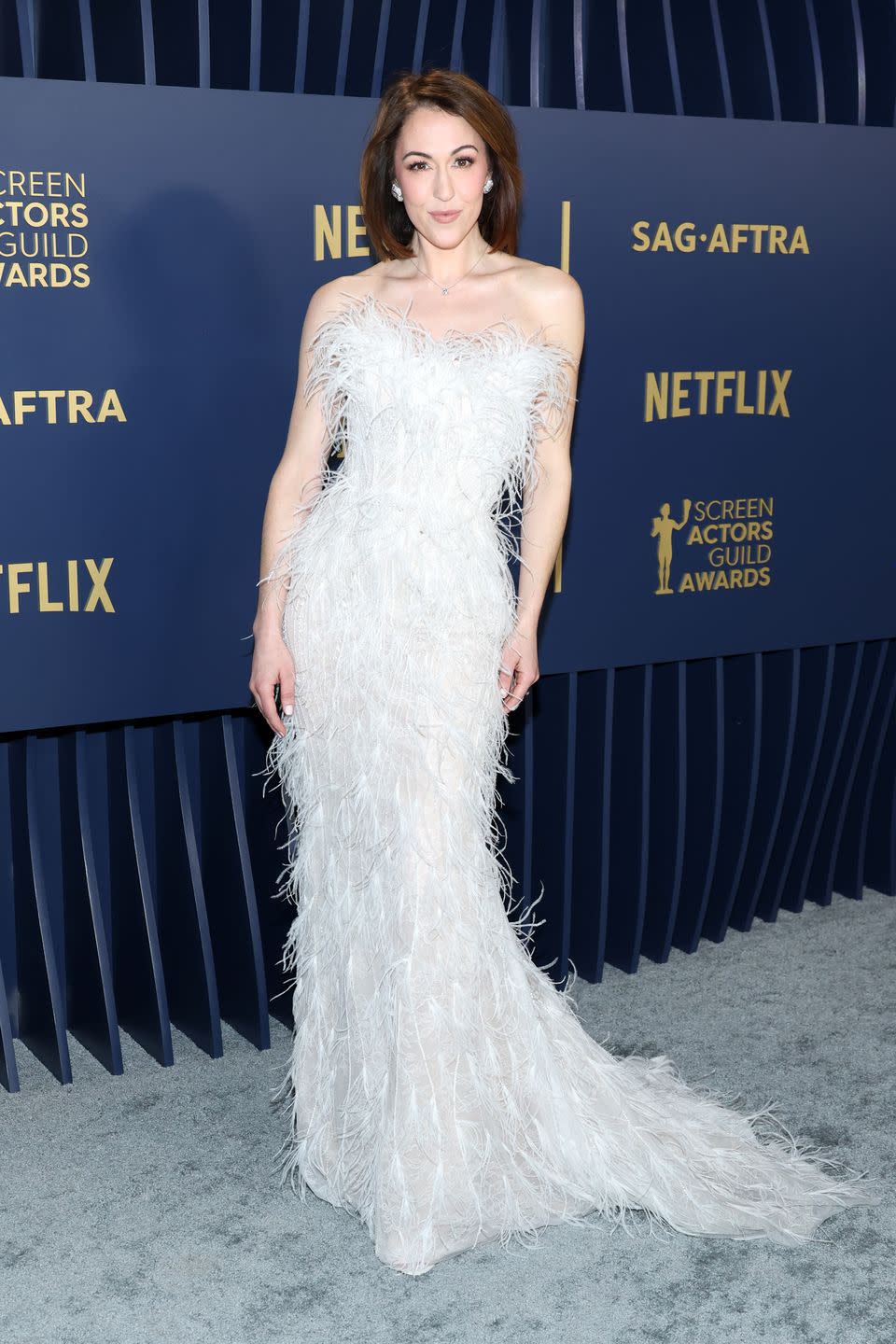 los angeles, california february 24 kelley curran attends the 30th annual screen actors guild awards at shrine auditorium and expo hall on february 24, 2024 in los angeles, california photo by kevin mazurgetty images