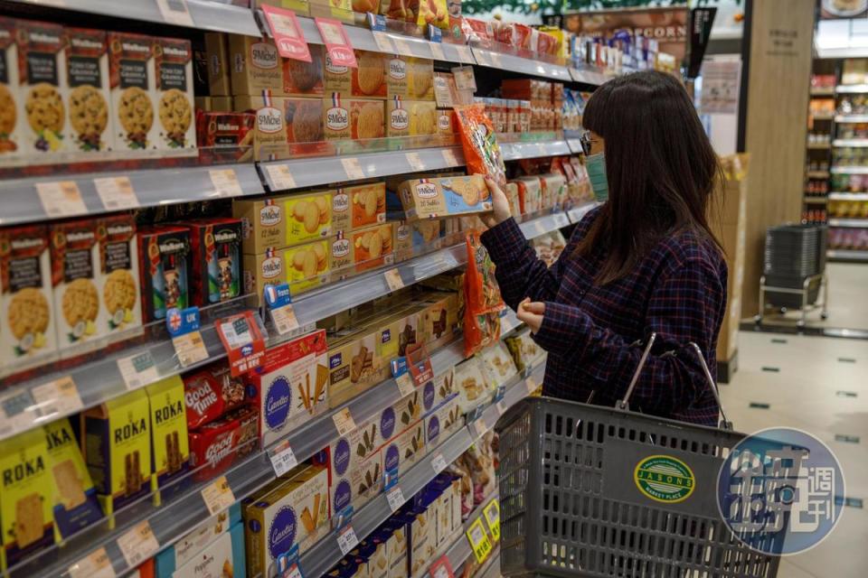 歐洲零食區能買到法國薄餅、荷蘭煎餅、比利時巧克力、德國洋芋片等不同類型的商品。