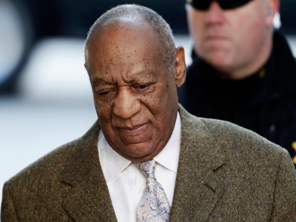 Bill Cosby arrives for a pretrial hearing in his sexual assault case at the Montgomery County Courthouse on March 5, 2018.