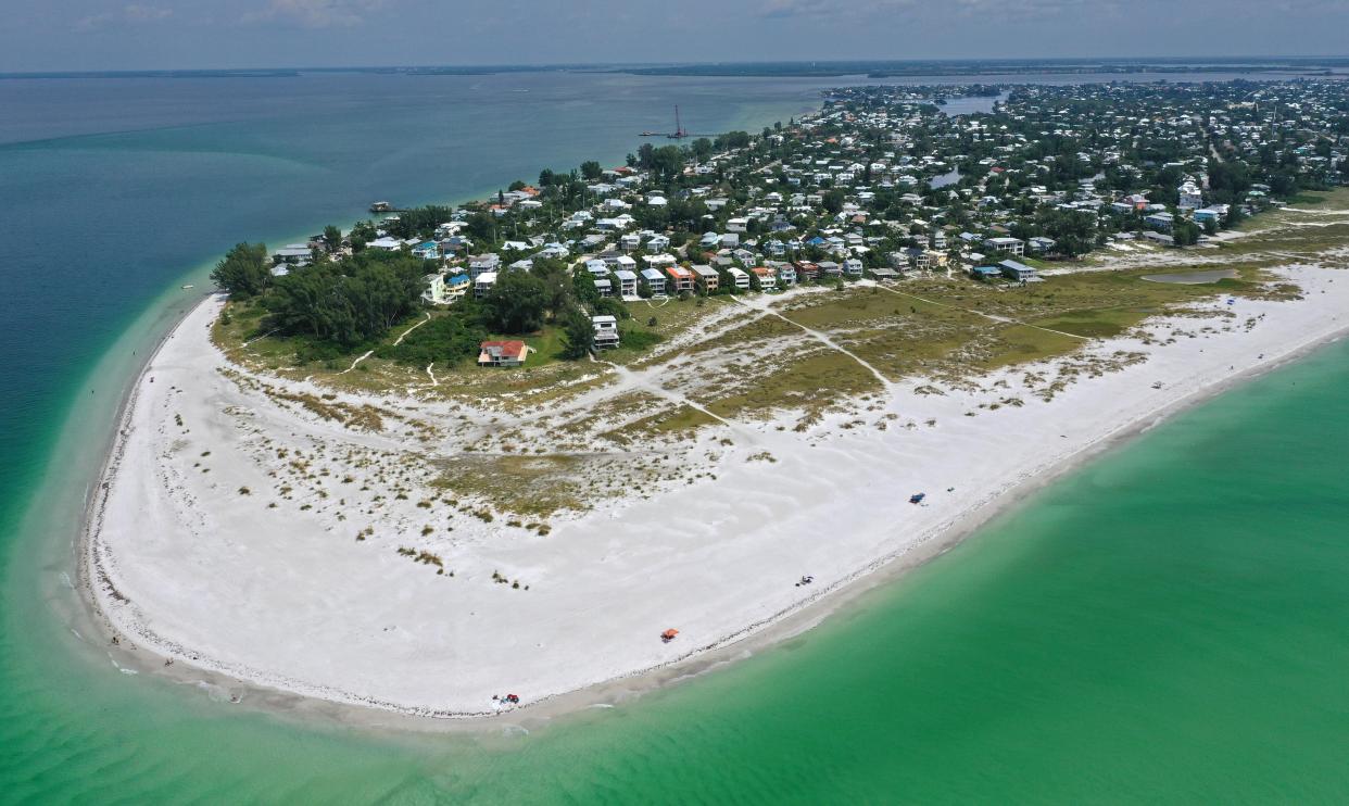 Bean Point beach is on the north end of Anna Maria Island.