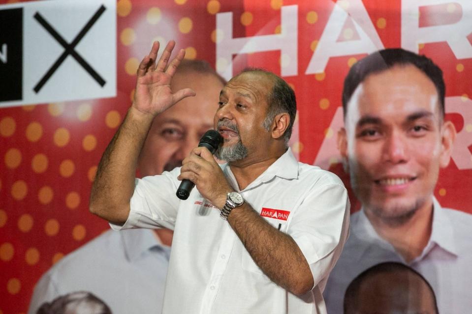 DAP deputy chairman and Selangor DAP chief Gobind Singh Deo also gave a speech. — Picture by Raymond Manuel