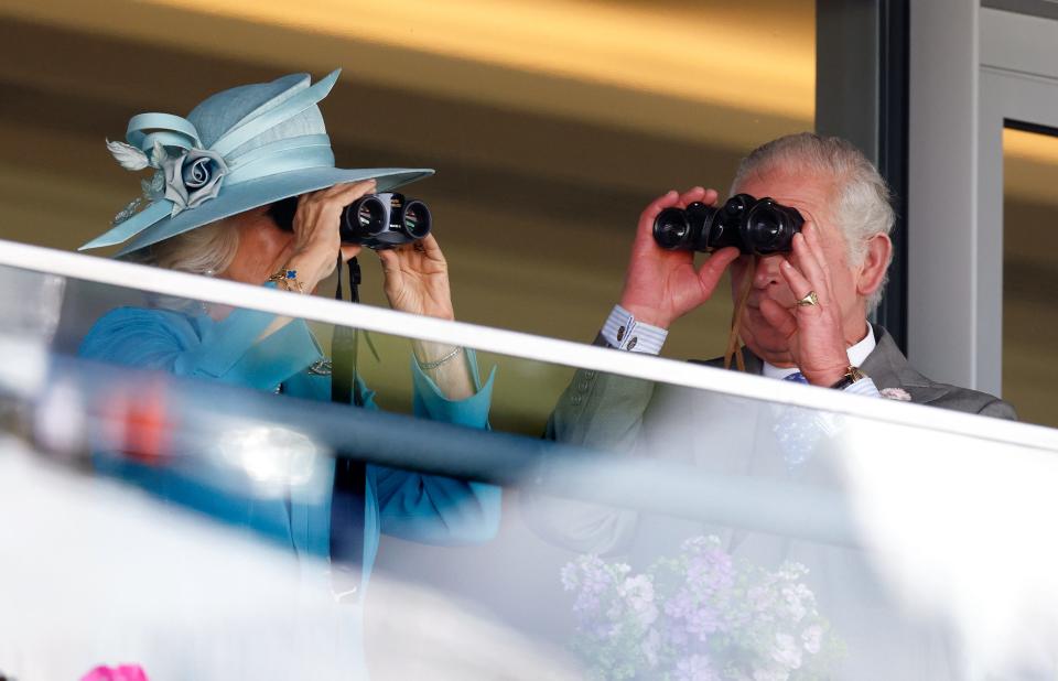 charles, camilla at ascot