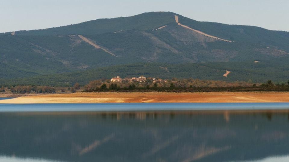 Vista del pueblo abandonado de Granadilla