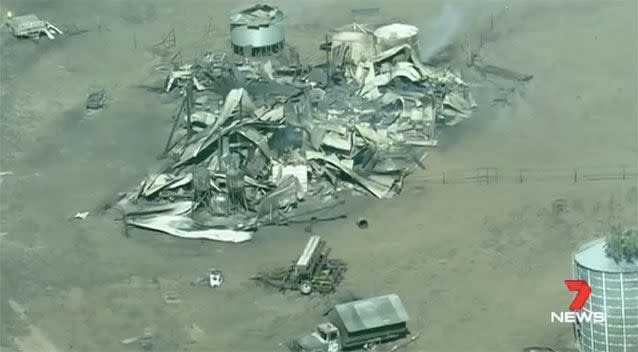 Some of the destruction. Source: 7 News