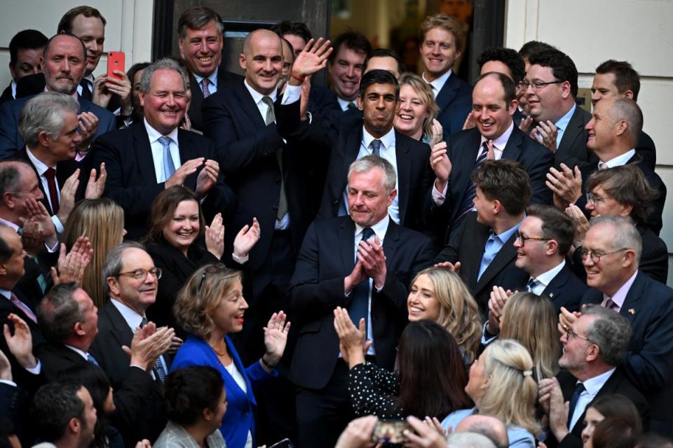 Rishi Sunak is facing a series of Tory rebellions one month after taking charge (Getty Images)