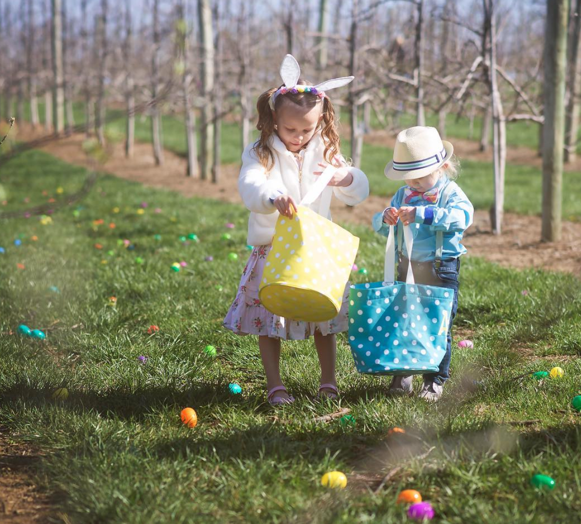 Eckert’s Orchard will have an egg hunt this weekend for kids and other Easter activities.